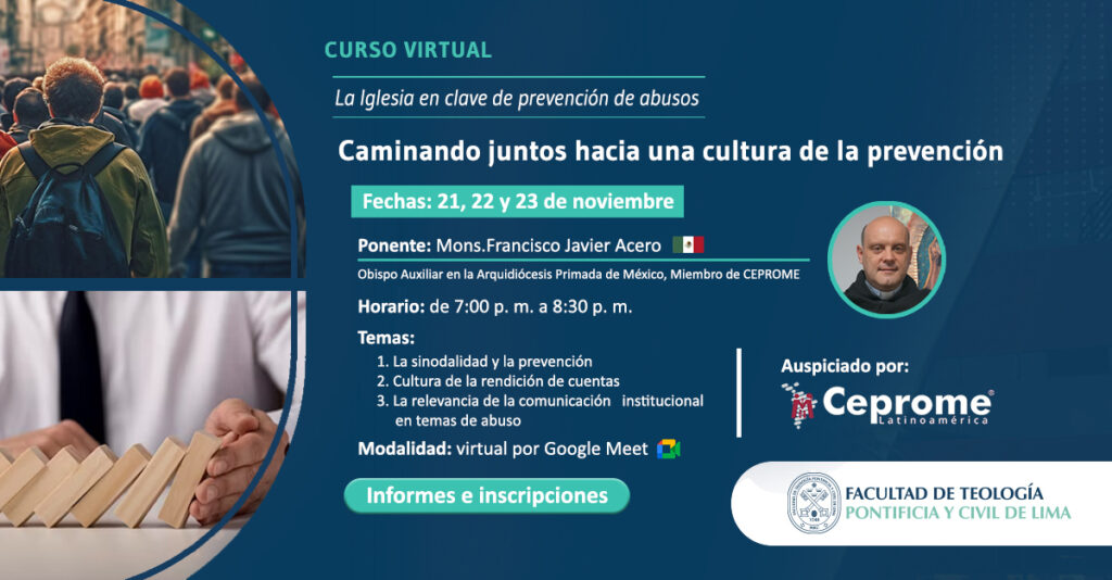 Curso Virtual Caminando juntos hacia una cultura de prevención 3 Curso Virtual Caminando juntos hacia una cultura de prevención